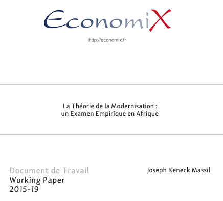 La Théorie de la Modernisation : un Examen Empirique en Afrique